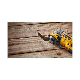 DeWALT Multiherramienta Oscilante 12V a Batería DCS353NT-XJ, Sin Escobillas, 840g, Negro/Amarillo, con Disco de Lija y Adaptador