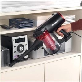 Ariete 2759 Aspirador Escoba con Cable 2 en 1, Ligero y Práctico, con Cepillo Giratorio y Luces LED, Tecnología Ciclónica