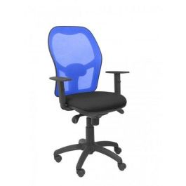 Silla Piqueras Y Crespo Jorquera Brazos Regulables Mecanismo Sincro Con Regulador De Tension Respaldo De Malla Azul Y Asiento Tapizado Bali Negro Precio: 319.50000027. SKU: S5702758