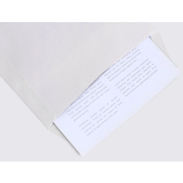 Liderpapel Bolsa N.15 Blanco B5 176x250 mm Tira de Silicona Caja 500 Unidades