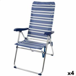 Silla Plegable Aktive Mykonos 47 x 108 x 66 cm (4 Unidades) Silla Plegable Aktive Mykonos 47 x 108 x 66 cm (4 Unidades)
