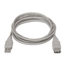 Aisens Cable USB 2.0 Tipo A Macho a Hembra Beige 1.0 Metro Aisens Cable USB 2.0 Tipo A Macho a Hembra Beige 1.0 Metro
