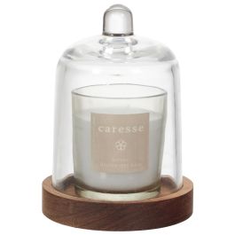 Home Deco Factory Vela Perfumada Con Campana - Bruma del Bosque, Vidrio y Madera de Acacia, 11x15 cm Precio: 8.98999992. SKU: B1AWR3ZHDZ