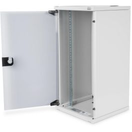 Digitus Carcasa mural 254 mm (10") - 312x300 mm (AnxP) 12U - Bastidor de pared con cerradura - Gris