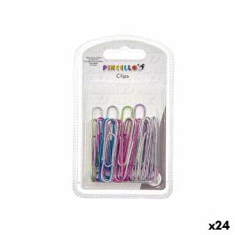 Clips Pincello 386 Multicolor Metal Grande (24 Unidades) Precio: 17.5000001. SKU: B17AYAQNLZ