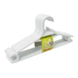 Hidalgo Perchas Económicas Blancas Antideslizantes Plástico Lote 10 Unidades Precio: 3.50000002. SKU: B12G6YRGZC