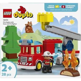 Lego Duplo Camión de Bomberos con Manguera y Bomberos Juego de Construcción 18 Meses
