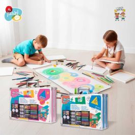 Tachan Maletín Artista Aluminio T01071 con 145 Piezas 34.5x24.3x8.7 cm