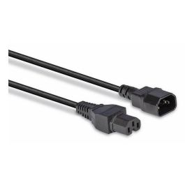 Lindy Cable de Alimentación IEC C14 a IEC C15 'Hot Condition' de 2m, Negro