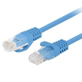 Lanberg PCU6-10CC-0750-B Cable de Red Cat6 U/UTP 7,5 m Azul con Conectores RJ-45