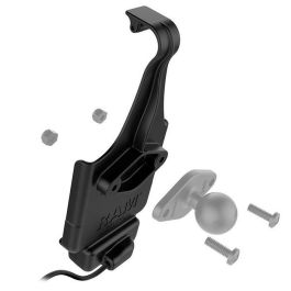 RAM Mounts Base de Carga RAM EZ-Roll'r Powered para Samsung Galaxy XCover Pro, Impermeable con Pogo Pins