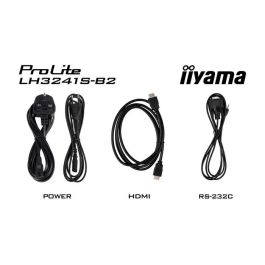 iiyama 32" 1920x1080, IPS panel, 1% Haze, Landscape and Portrait mode, Speakers 2x 10W , VGA, 3x HDMI, 350cd/m² iiyama 32" 1920x1080, IPS panel, 1% Haze, Landscape and Portrait mode, Speakers 2x 10W , VGA, 3x HDMI, 350cd/m²