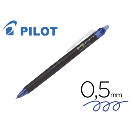 Pilot Bolígrafo Tinta Borrable Frixion Point Clicker 0.5 mm Azul (Set de 12) (Set de 12)