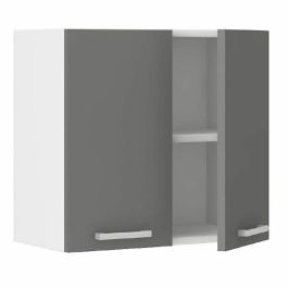 Ultra Mueble de cocina alto Gris, 2 puertas, 1 estante, 60x31x55 cm, melamina 16mm, alta calidad, europeo