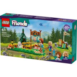 LEGO 42622 Campamento Aventura: Área Tiro Con Arco con mini personajes Autumn y Nova y diana que cae
