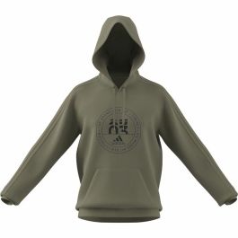 Sudadera con Capucha Hombre Adidas Emblem Graphic Gris oscuro