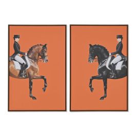 Cuadro Moderno DKD Home Decor Naranja Marron 4 x 90 x 60 cm (2 Unidades) Precio: 117.49999998. SKU: B1J2AR82EB