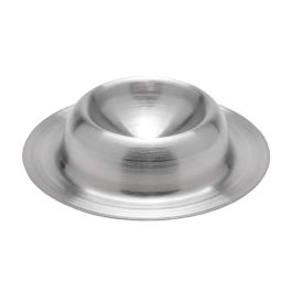 Quttin Soporte Huevera de Acero Inoxidable - Diseño individual 4.5-8.5 x 1.8 cm - Ideal para Cocina y Hostelería (24 Unidades)