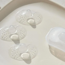 Mam Punta Mamaria Silicona Talla S - Juego de 2 en Caja de Esterilización - Transparente