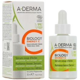 A-DERMA BIOLOGY ENERGY C Sérum Iluminador Facial Vitamina C Hidratante Antifatiga Piel Apagada y Fatigada 30 ml Precio: 28.49999999. SKU: B19FW9VCAF