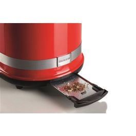 Ariete Tostadora Moderna 2 Ranuras Rojo con Pinzas - 149/00 - 6 Niveles de Dorado, Función Descongelado y Recalentado Ariete Tostadora Moderna 2 Ranuras Rojo con Pinzas - 149/00 - 6 Niveles de Dorado, Función Descongelado y Recalentado