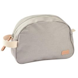 Beaba BEA3384349403089 Neceser para Bebé de Lona Gris Perla