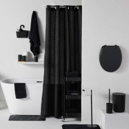 Today TOD3574641271602 Alfombrilla antideslizante para baño o ducha, 40 x 60 cm, rectangular, negra