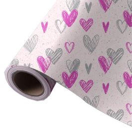 Papel De Regalo Bobina Wonder Wrapper Caña De Azucar 31 Cm X 85 M (2 Kg Aprox.) Todo Año Corazones Rosa Y Gris Precio: 23.50000048. SKU: B187R6TF86