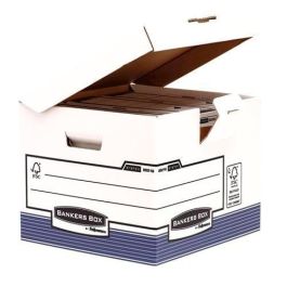 Fellowes Contenedor De Archivo Con Tapa Fija Azul-Blanco Precio: 7.88999981. SKU: B184ANP2JD