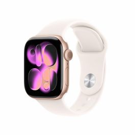 Apple Watch S11 Cellular 42mm Aluminium Rosegold con Correa Deportiva Rosa Pálido S/M