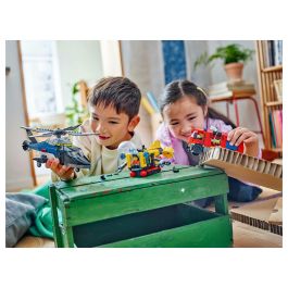 LEGO 60462 Helicóptero, Cami3n Bomberos Y Submarino