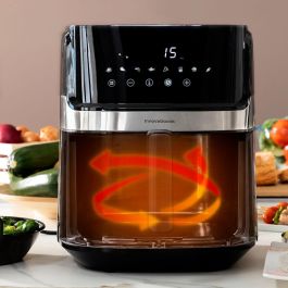 Freidora de Aire InnovaGoods Fryinn Pro 5500 Negro 1700 W 5,5 L Acero Inoxidable