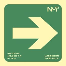 Archivo 2000 Señal Informativa Flecha Derecha PVC Verde Luminiscente 224x224 mm Precio: 9.5000004. SKU: B19N6ZW669