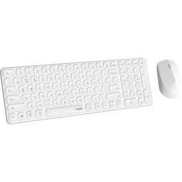 Rapoo Conjunto Teclado y Ratón 9310M Inalámbrico Multimodo Ultrafino Blanco