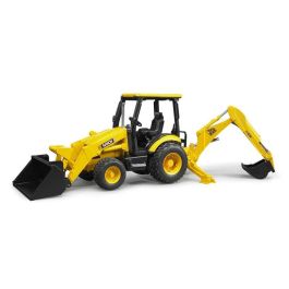 Bruder Excavadora Vehiculo con Pala Frontal y Brazo Trasero Desmontable 41x12x17 cm