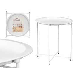 Mesa Redonda Plegable Blanca Giftdecor 46X50CM (4 Unidades) Precio: 41.50000041. SKU: B1JDEZRFLM