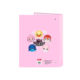 Safta Carpeta Carton Folio 4 Anillas Mixtas Sparkles 330x265x40 mm