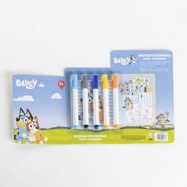 Cerdá DIY Set para Crear Mochila Bluey de 30x38x14 cm Azul. Kit Hazlo Tú Mismo para Niños con Diseño de Personajes. Edad Mínima 3 Años.