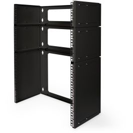 Digitus Soporte de Pared para Rack 19" 4U, 15 kg, Negro - Bastidor para Instalaciones de Red