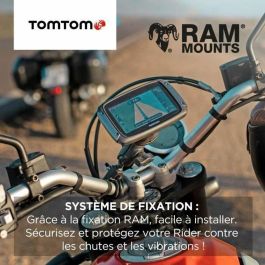 TomTom TTRID550PRE GPS Moto RIDER 550 Premium Pack, Pantalla 4.3", Mapa Mundial, TomTom Traffic, Alertas Peligro, Manos Libres
