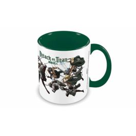 Taza Mug Attack on Titan MGC27411 Blanco Verde 315 ml Precio: 10.95000027. SKU: B1KN239LH9