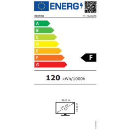 Newline TT-7523QA pizarra blanca interactiva 190,5 cm (75") 3840 x 2160 Pixeles Pantalla táctil Negro