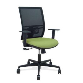 Silla Piqueras Y Crespo Yunquera Brazos Regulable Ergonomica Mecanismo Sincro Respaldo Malla Negra Asiento Tapizado Bali Verde Oliva Precio: 263.88999989. SKU: B1GJJJ2MJH