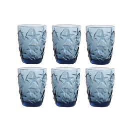 Vaso Mediterraneo DKD Home Decor Azul 5 x 10 x 8 cm Set de 6