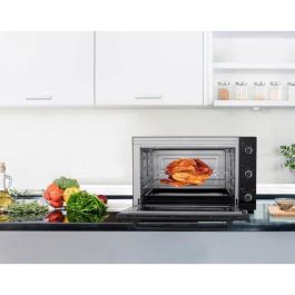 Continental Edison CEMF80B - Horno eléctrico Mini con ventilador - Negro - L68 x H42,8 x Pr 48 cm