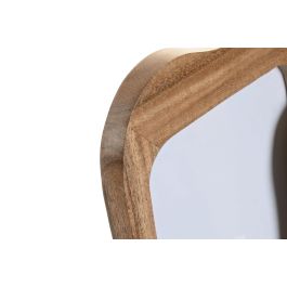 DKD Home Decor Marco de Fotos 15x20 cm Marron Acacia y Cristal (4 Unidades) 26 x 19 x 2 cm