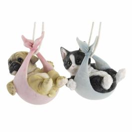 Figura Shabby DKD Home Decor Multicolor 12.5 x 16 x 18 cm (4 Unidades) Figura Shabby DKD Home Decor Multicolor 12.5 x 16 x 18 cm (4 Unidades)