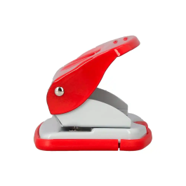 Q-connect KF14219 Taladrador Rojo Capacidad 20 Hojas Base Metálica