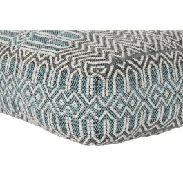 Cojin Suelo Boho DKD Home Decor Azul Blanco 60 x 25 x 60 cm Cojin Suelo Boho DKD Home Decor Azul Blanco 60 x 25 x 60 cm