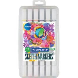 Rotulador Centrum Marker Para Bocetos Doble Punta Estuche De 12 Precio: 5.50000055. SKU: B1HTC4XDJB